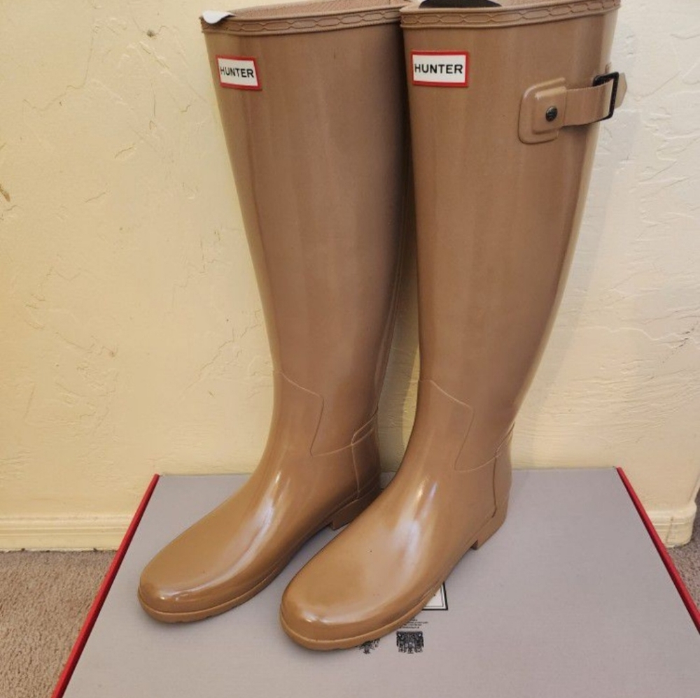 Hunter Refined Gloss Rain Boot